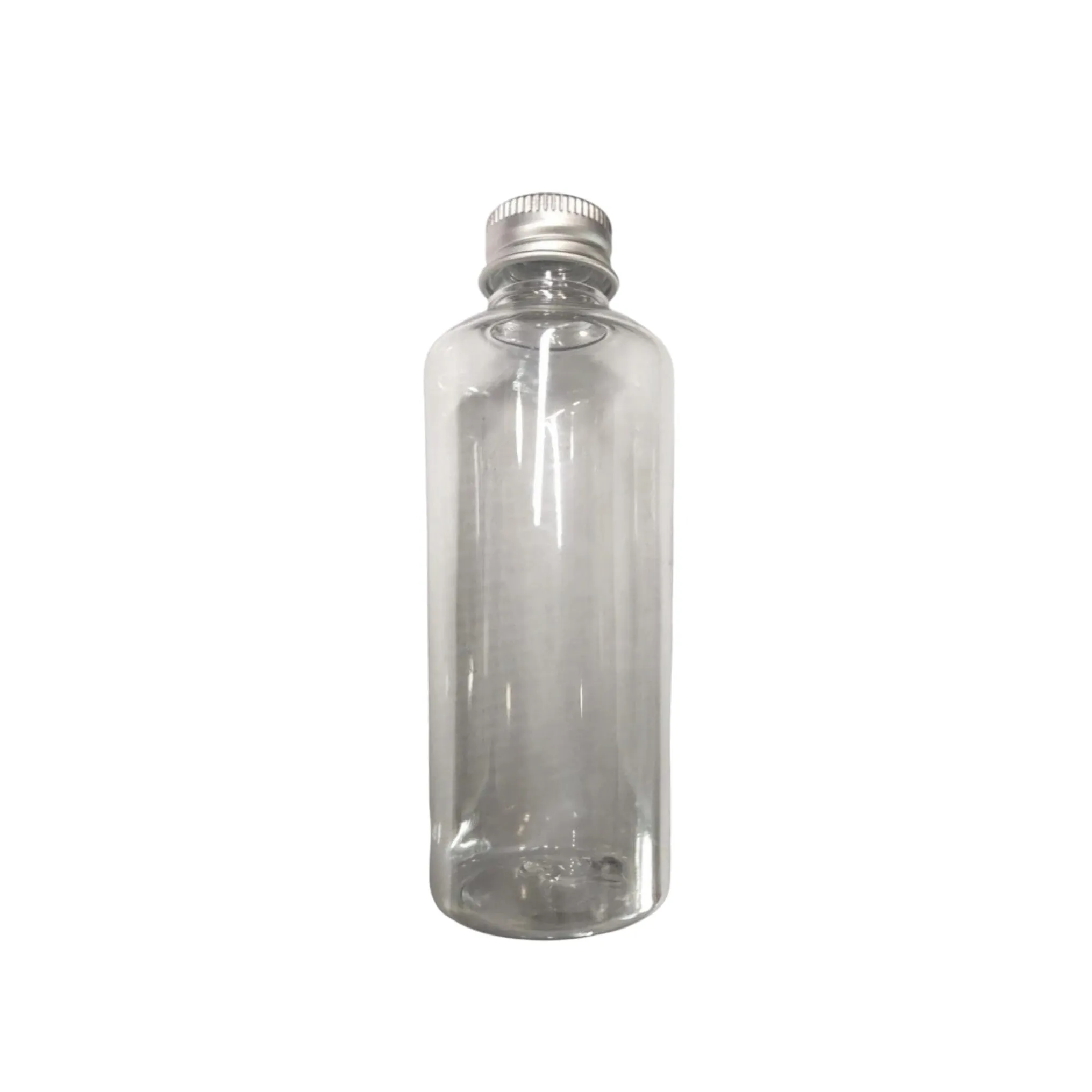 100ml PET Plastic Bottle with Aluminum Screw-on Lid