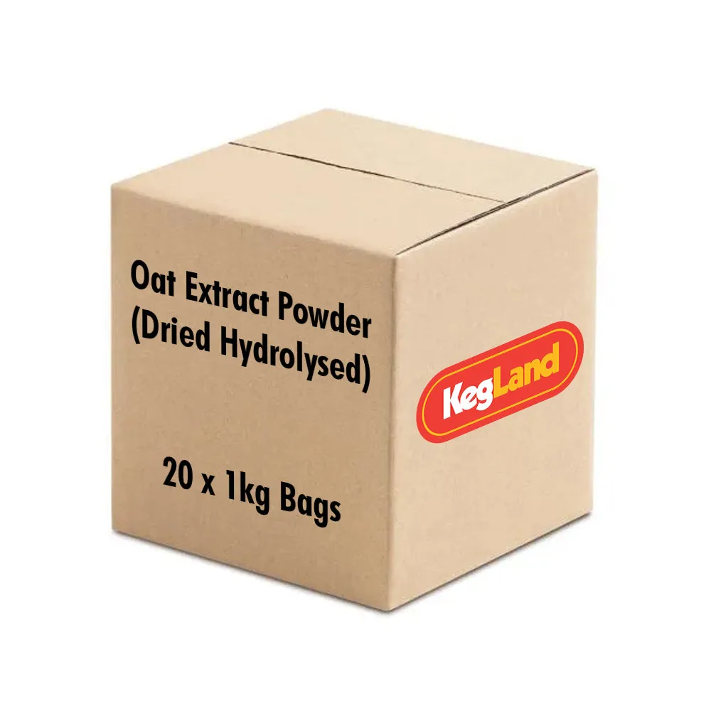 20kg Carton - Dried Hydrolysed Oat Extract - (1kg Bags)