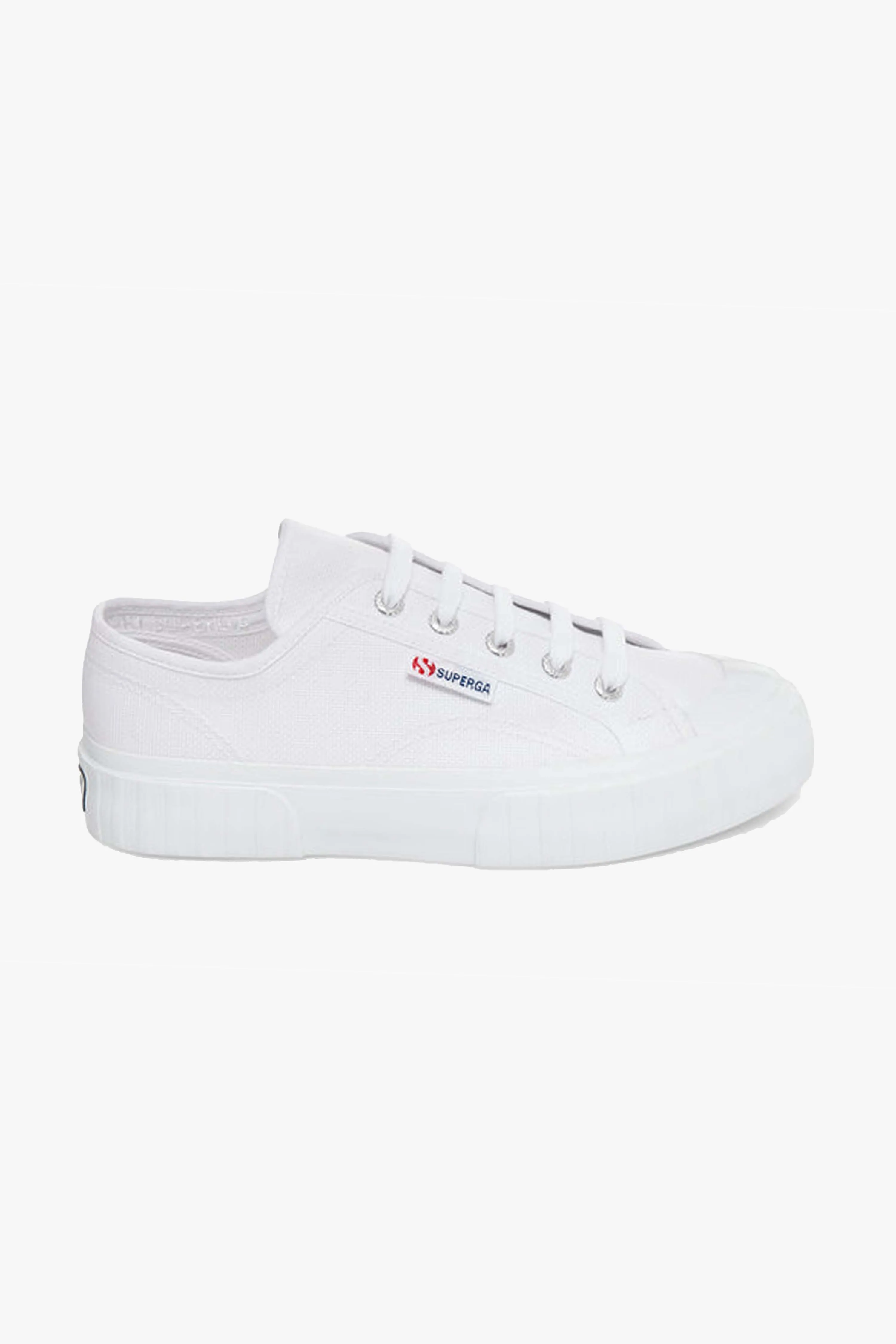 2630 Stripe White Canvas Sneakers