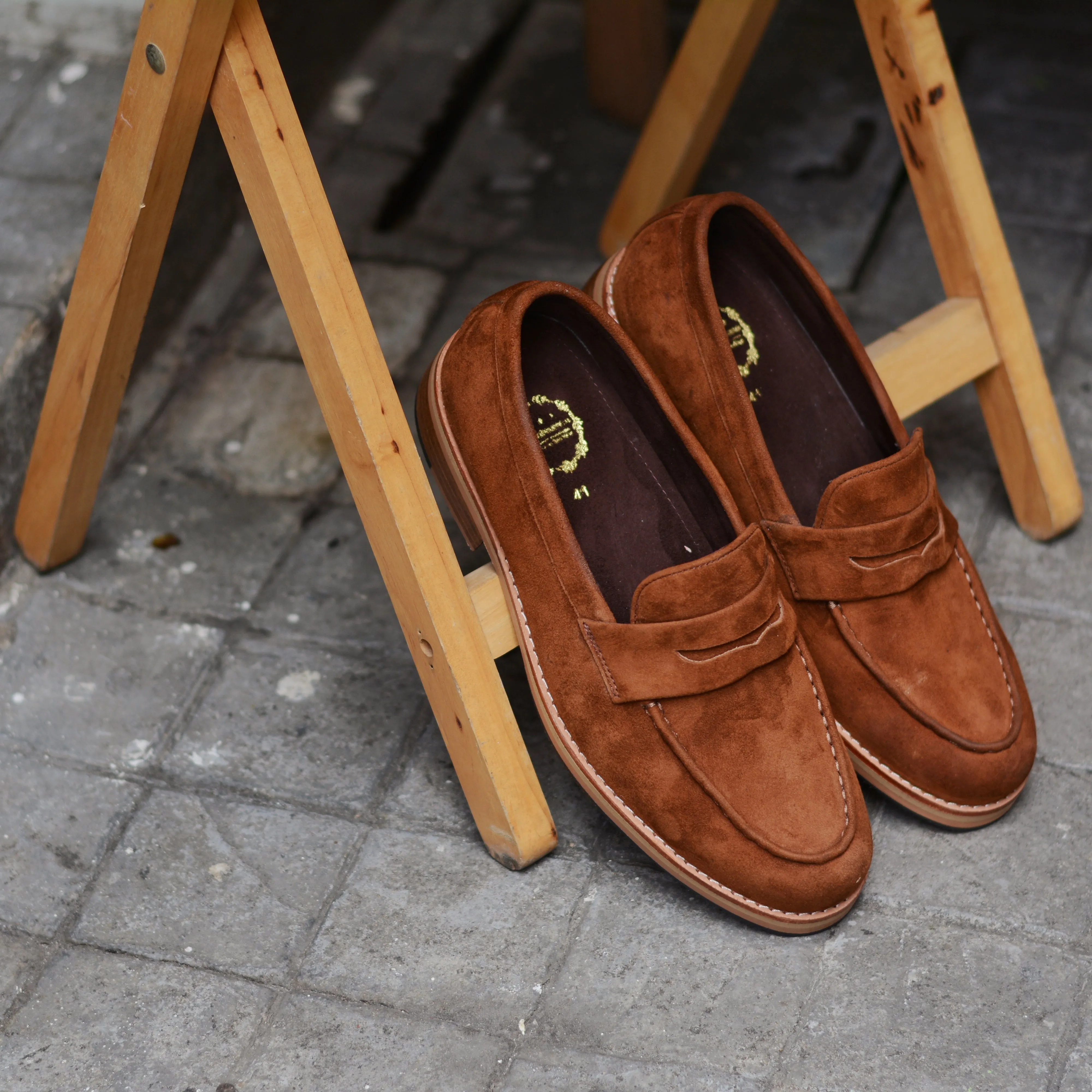 509 Penny Loafer Suede Lamb Whisky