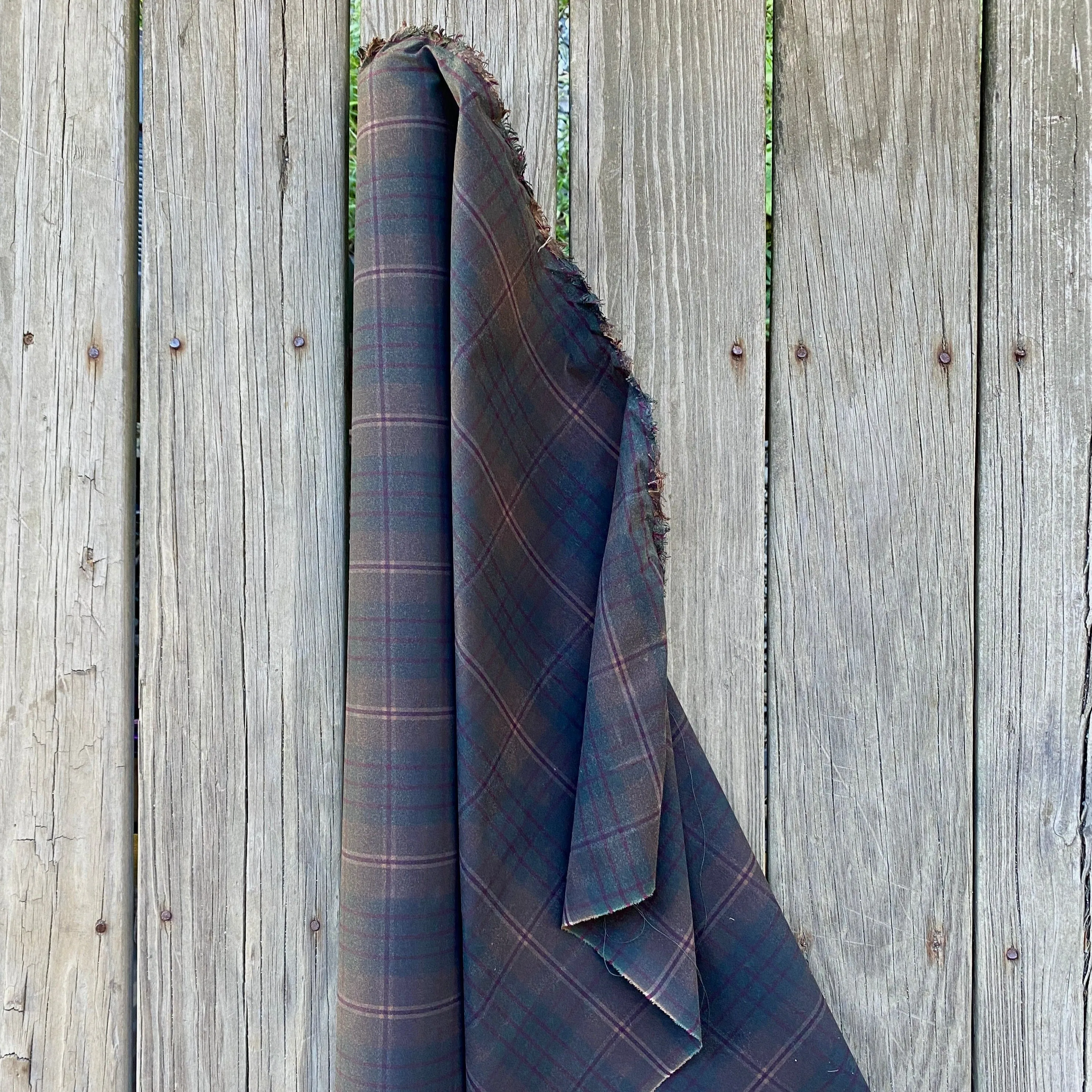 6.25 Ounce Waxed Canvas - Autumn Plaid