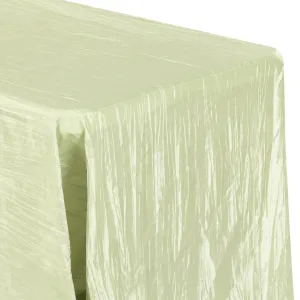 Accordion Crinkle Taffeta 90"x156" Rectangular Tablecloth - Sage Green