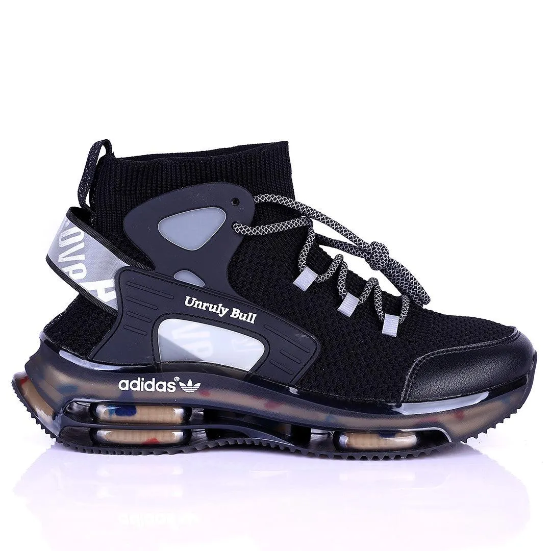 AD Unruly Bull Fashionable Trendy Sneakers- BlacK