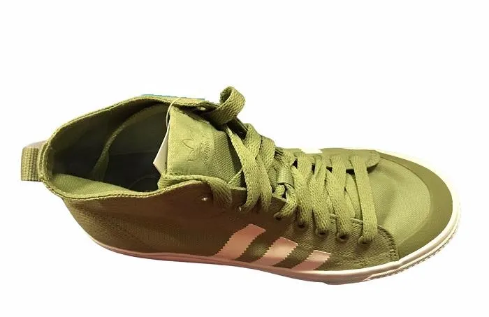 Adidas sneakers alta in canvas unisex Nizza Classic D65592