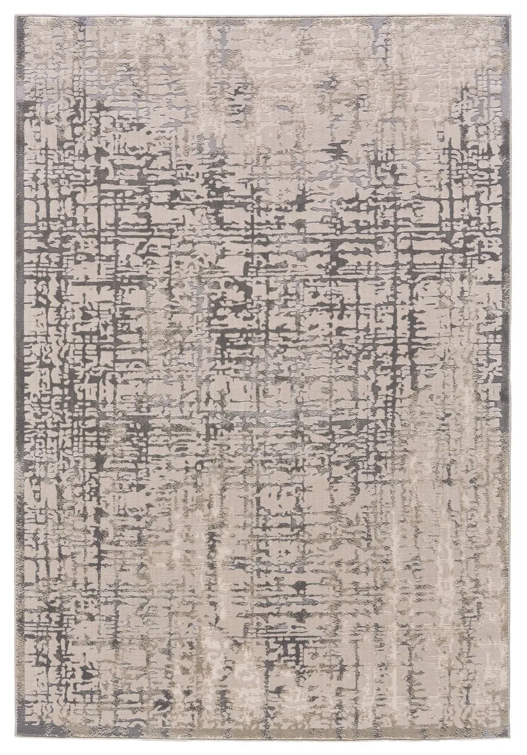 Alexander Steel and Silver Gray Rug by BD Fine