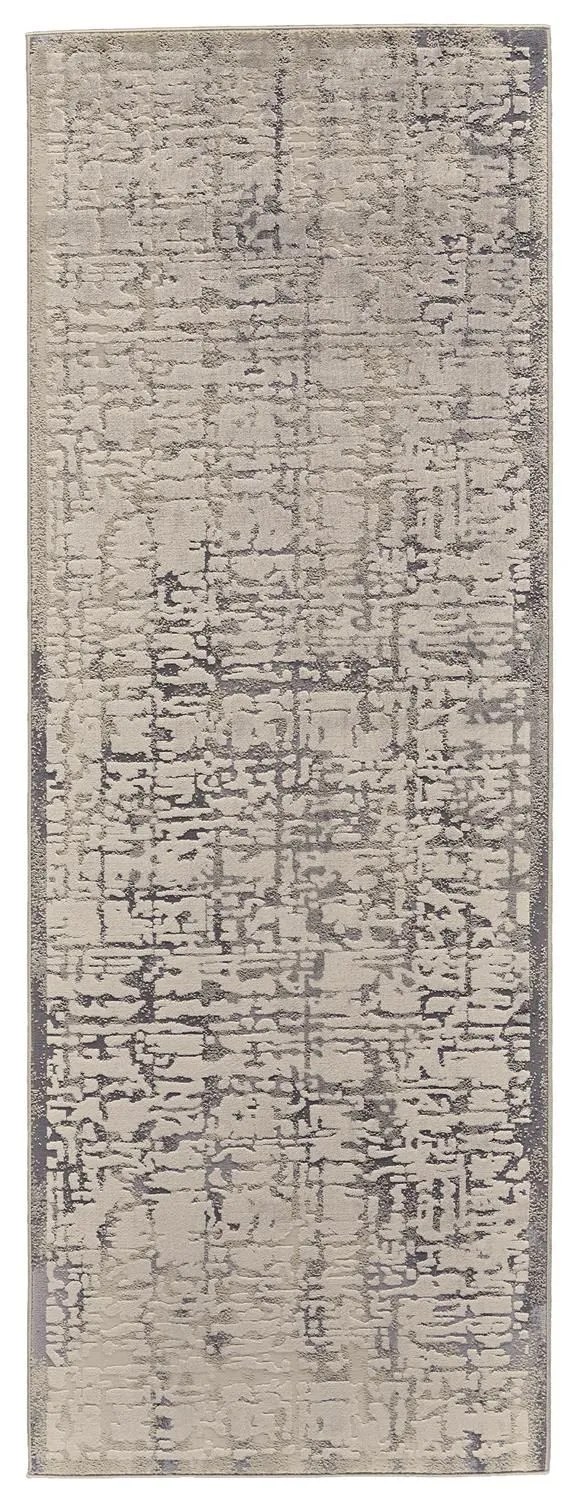 Alexander Steel and Silver Gray Rug by BD Fine