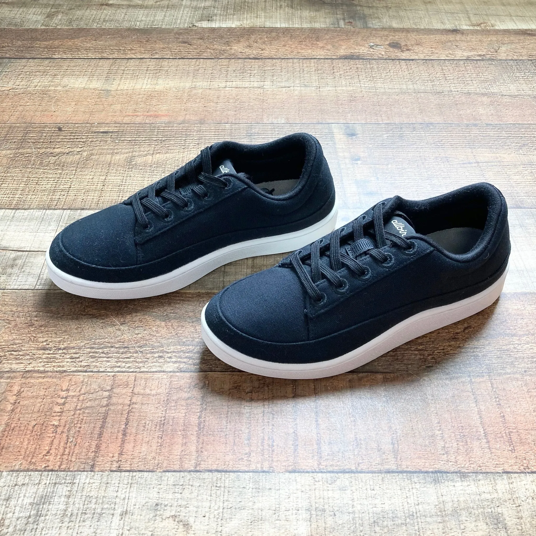 Allbirds Black Canvas Sneakers NWOT- Size 8