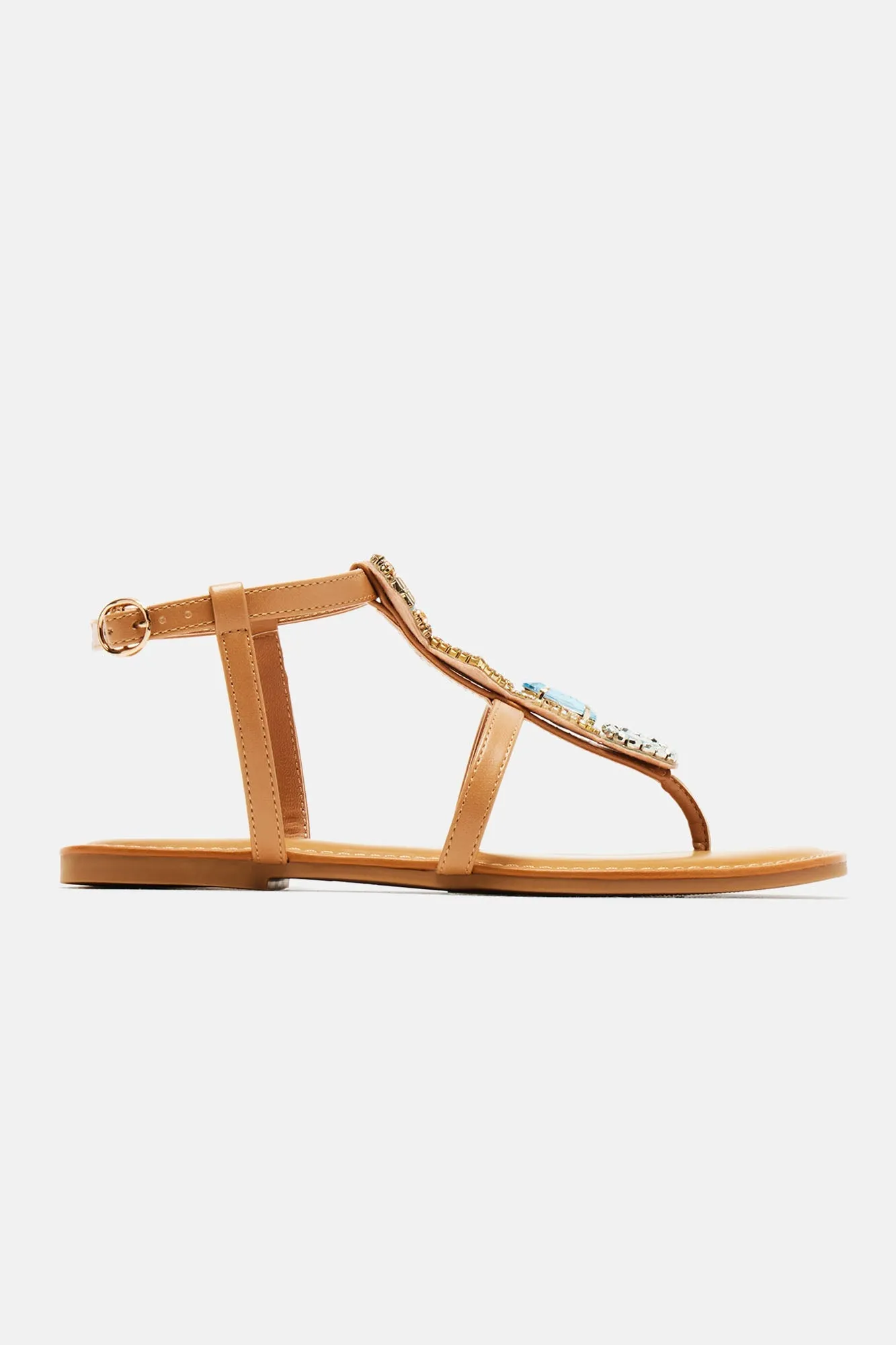 Amozae-Always Adored Flat Sandals - Tan