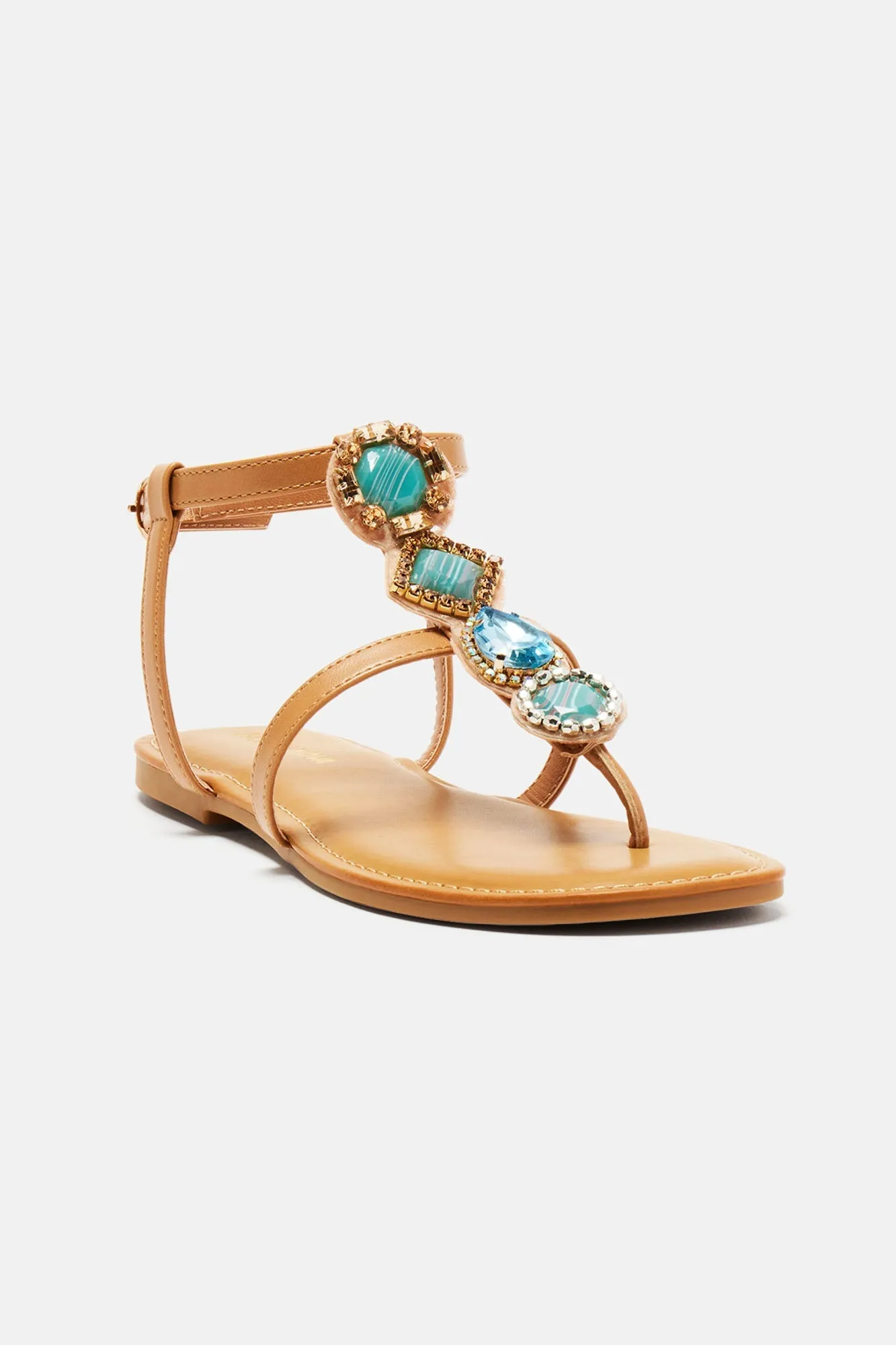 Amozae-Always Adored Flat Sandals - Tan