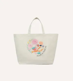 Andreotti & Baribeaud for Drake's 'Jour de Marché' Tote Bag