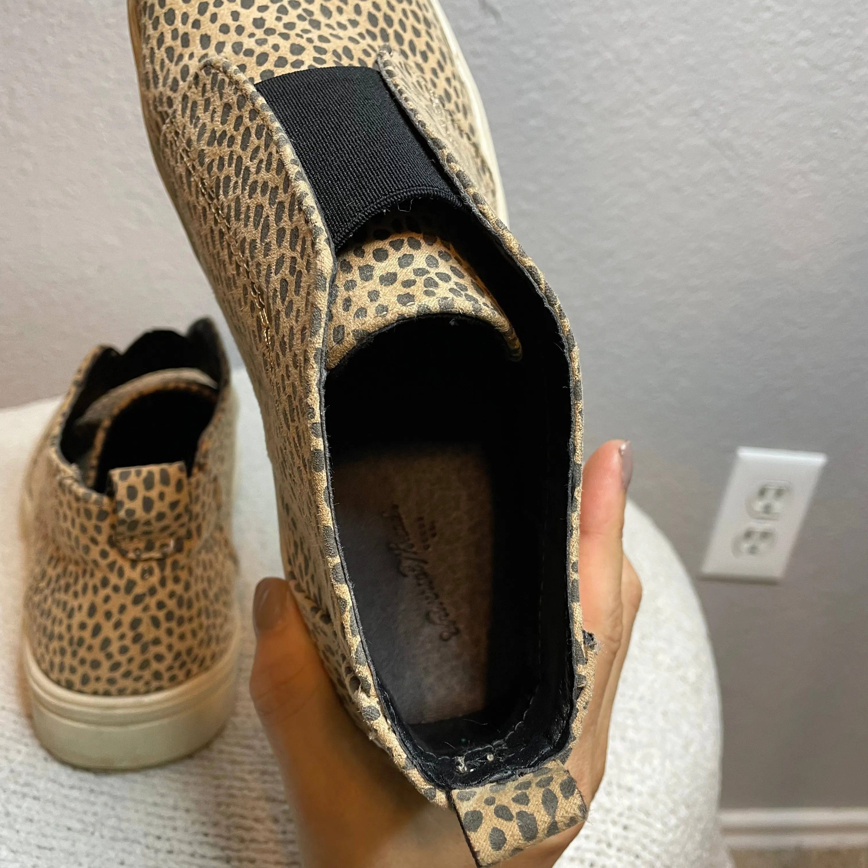 Animal Print Ankle Sneakers