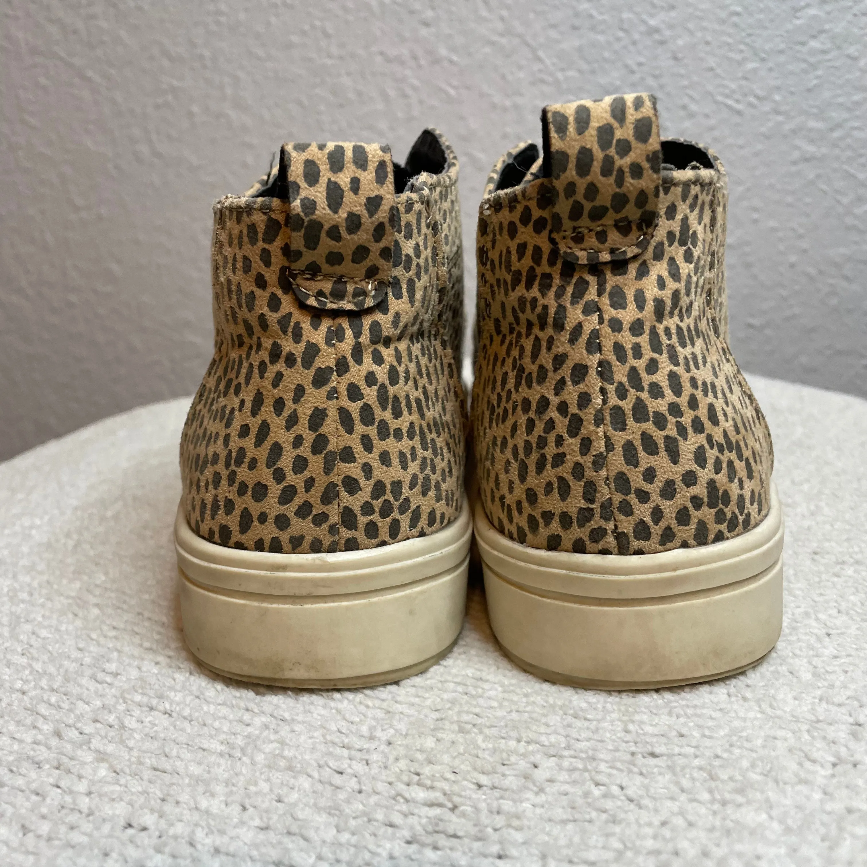 Animal Print Ankle Sneakers