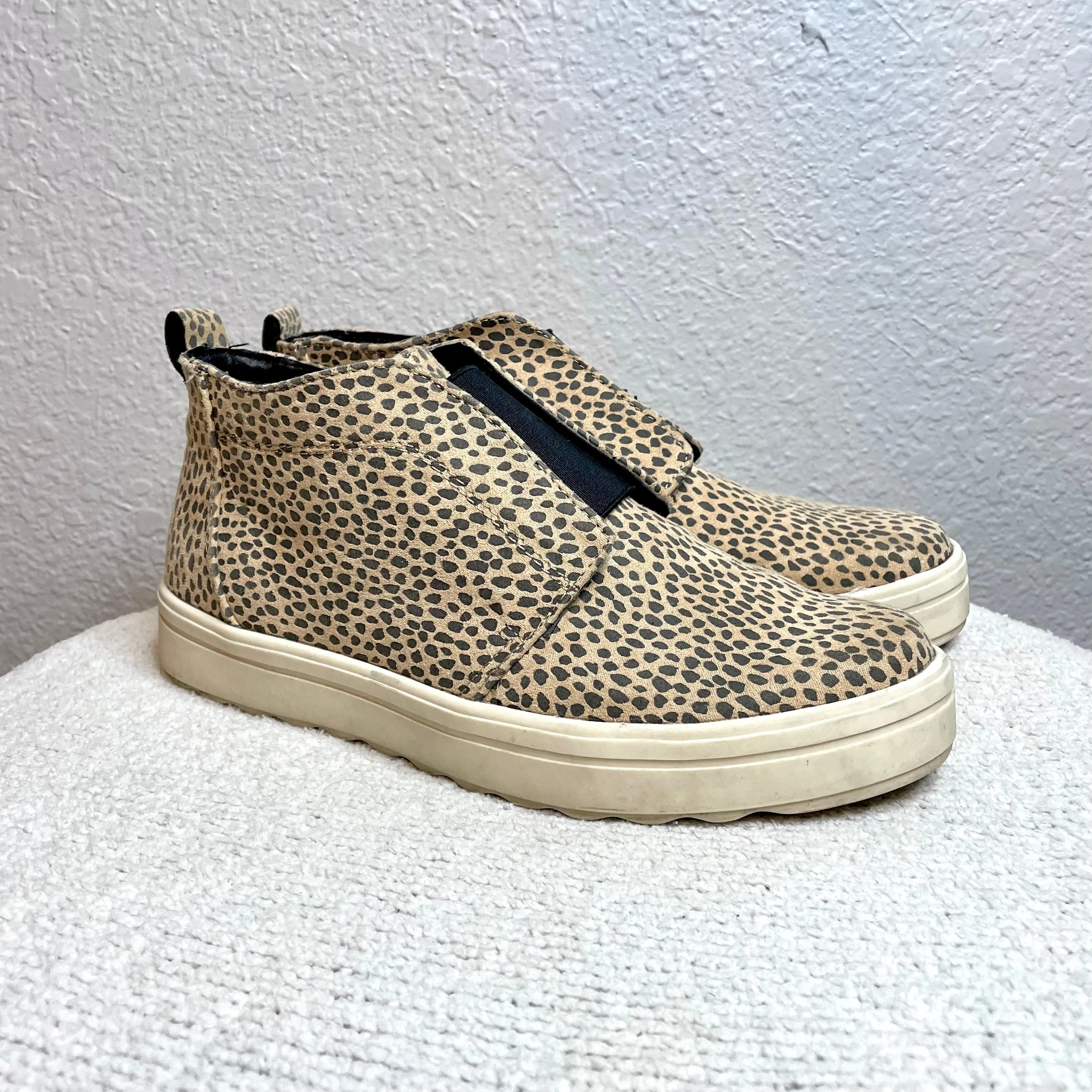 Animal Print Ankle Sneakers