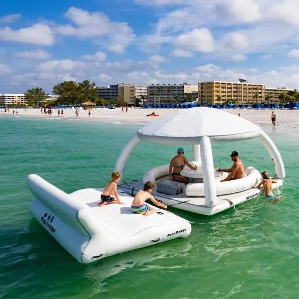 AquaBanas King Lounger™ Inflatable Platform