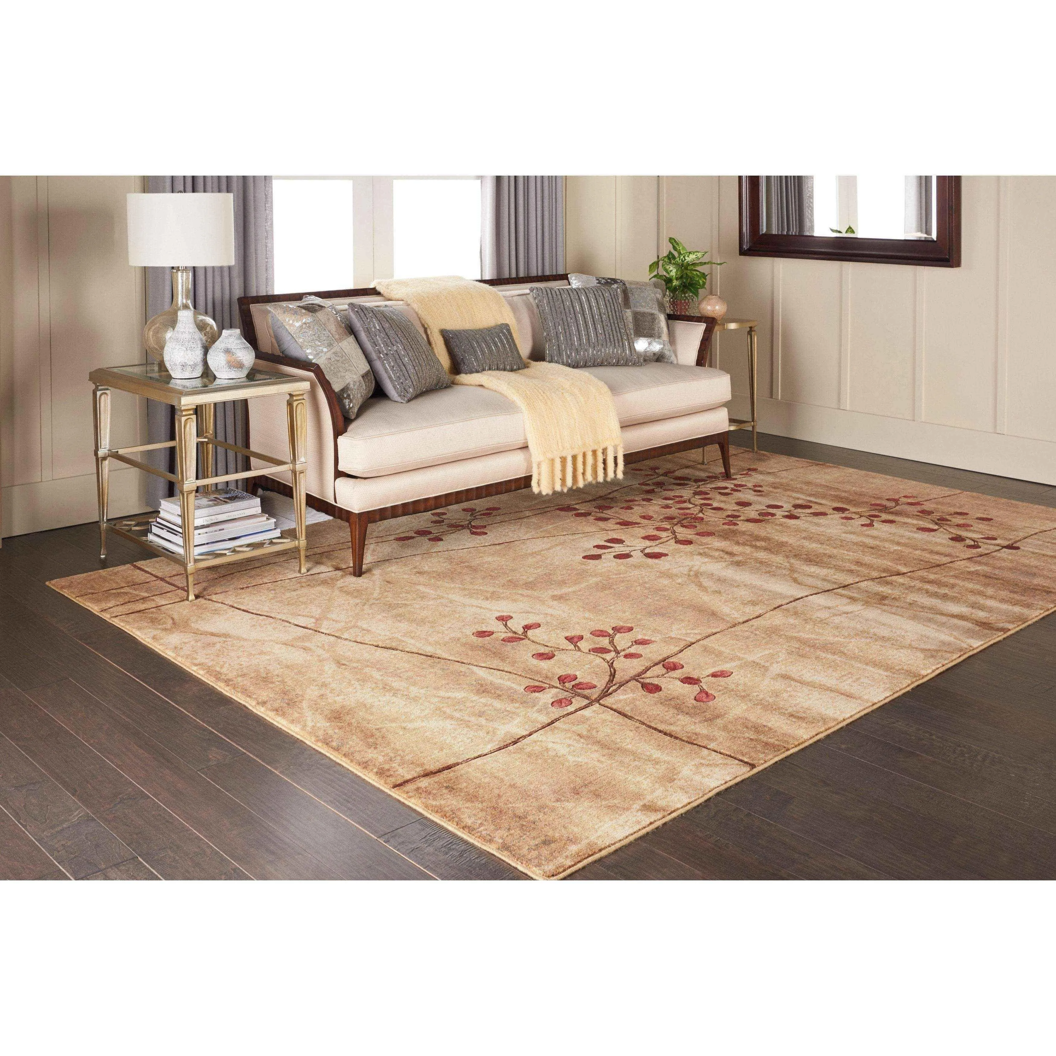 Area rugs - Nourison Somerset Latte Area Rug (5'3 x 7'5)