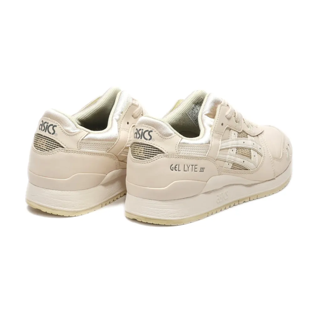 Asics Gel Lyte Iii Low-Top Sneakers Leather Beige Colour For Women