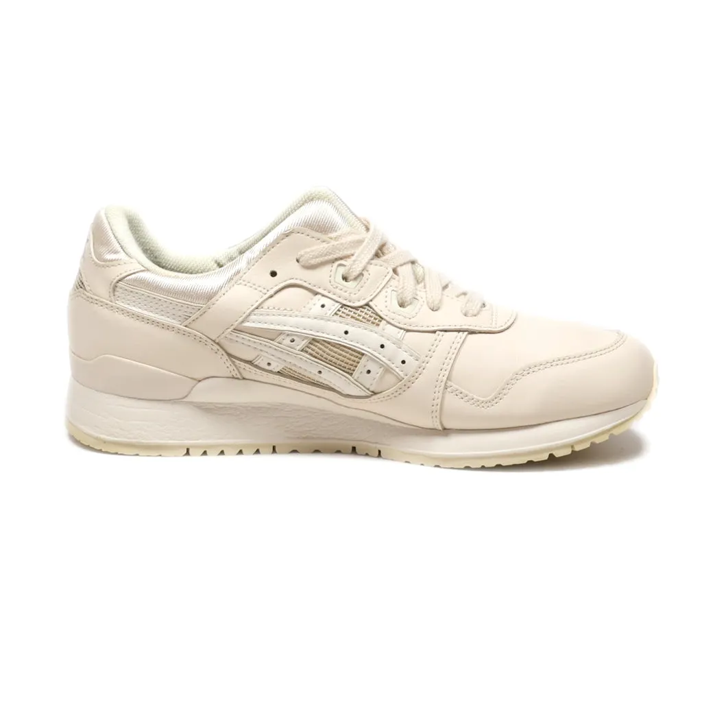 Asics Gel Lyte Iii Low-Top Sneakers Leather Beige Colour For Women