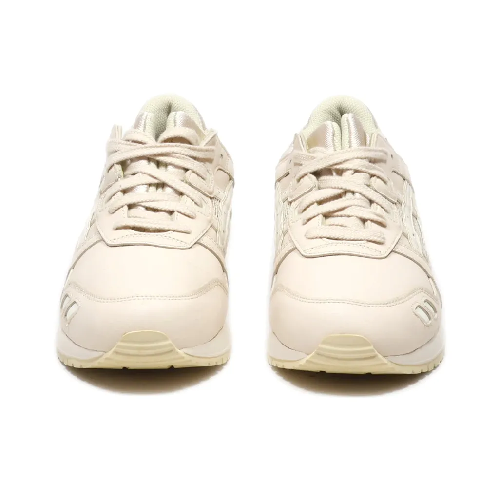 Asics Gel Lyte Iii Low-Top Sneakers Leather Beige Colour For Women