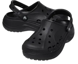 Authentic Crocs Baya Platform Clog - Black