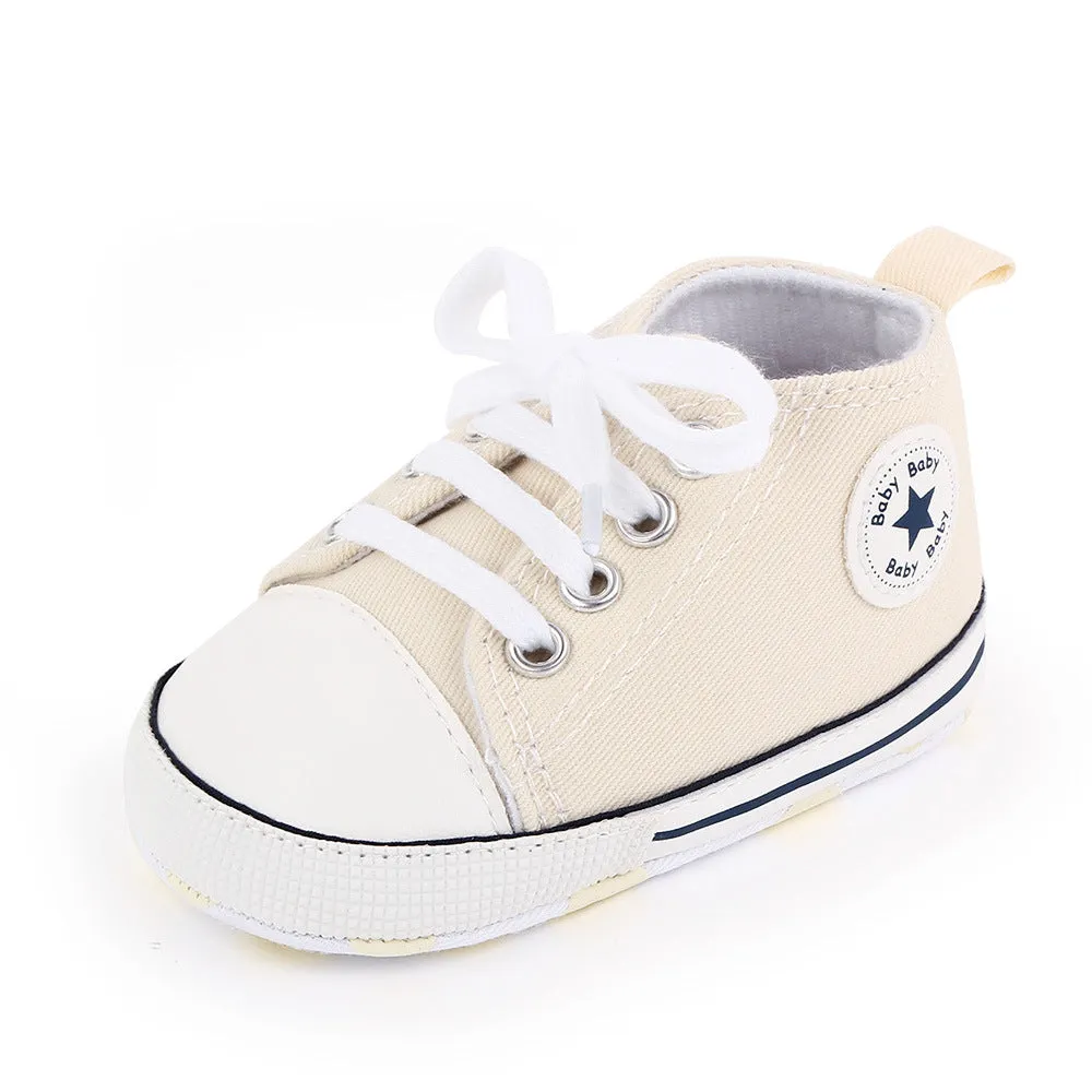 Baby Girls Boys Canvas Sneakers Shoes