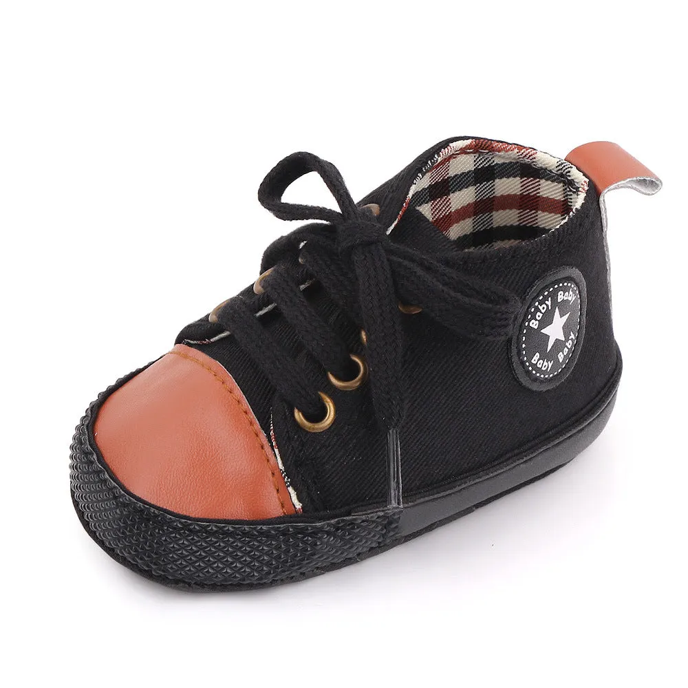 Baby Girls Boys Canvas Sneakers Shoes