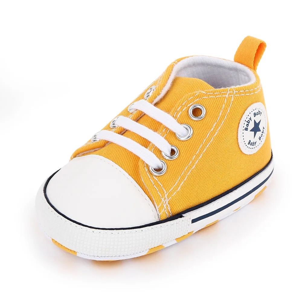 Baby Girls Boys Canvas Sneakers Shoes