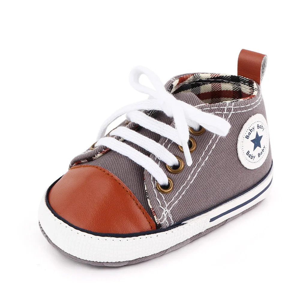 Baby Girls Boys Canvas Sneakers Shoes