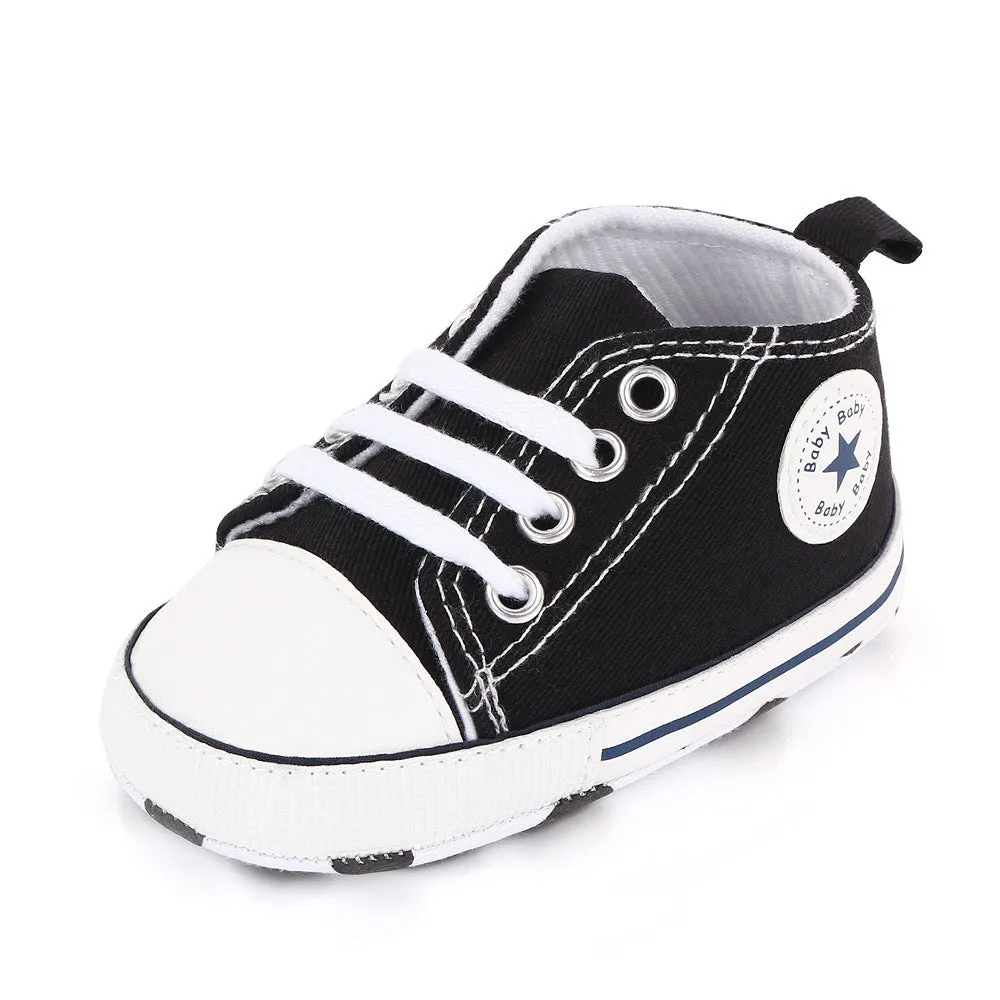 Baby Girls Boys Canvas Sneakers Shoes