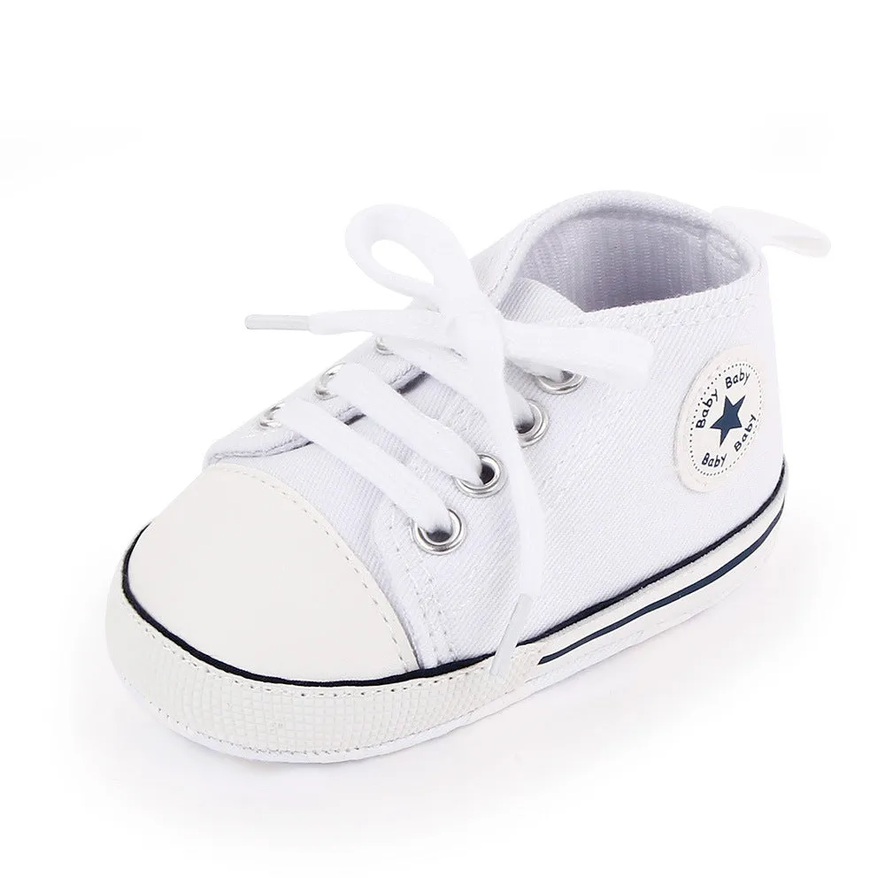 Baby Girls Boys Canvas Sneakers Shoes