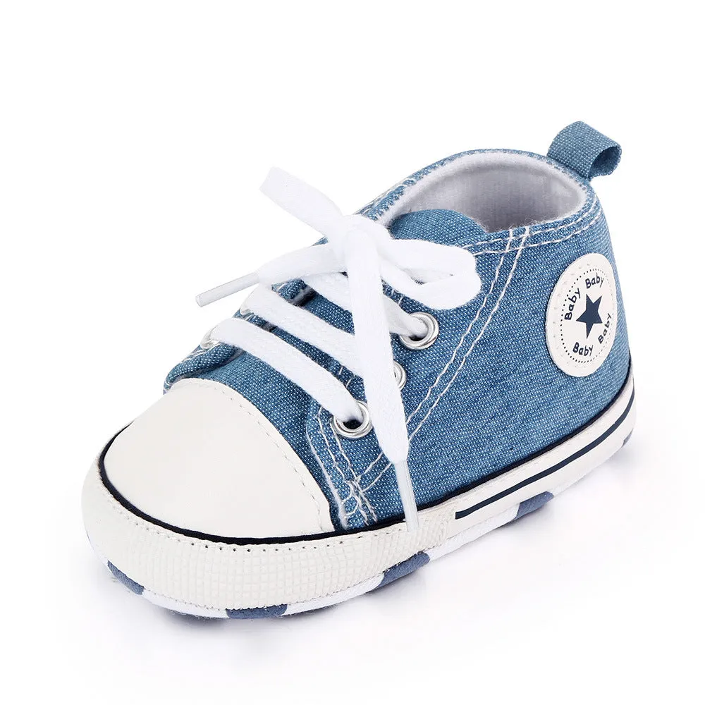 Baby Girls Boys Canvas Sneakers Shoes