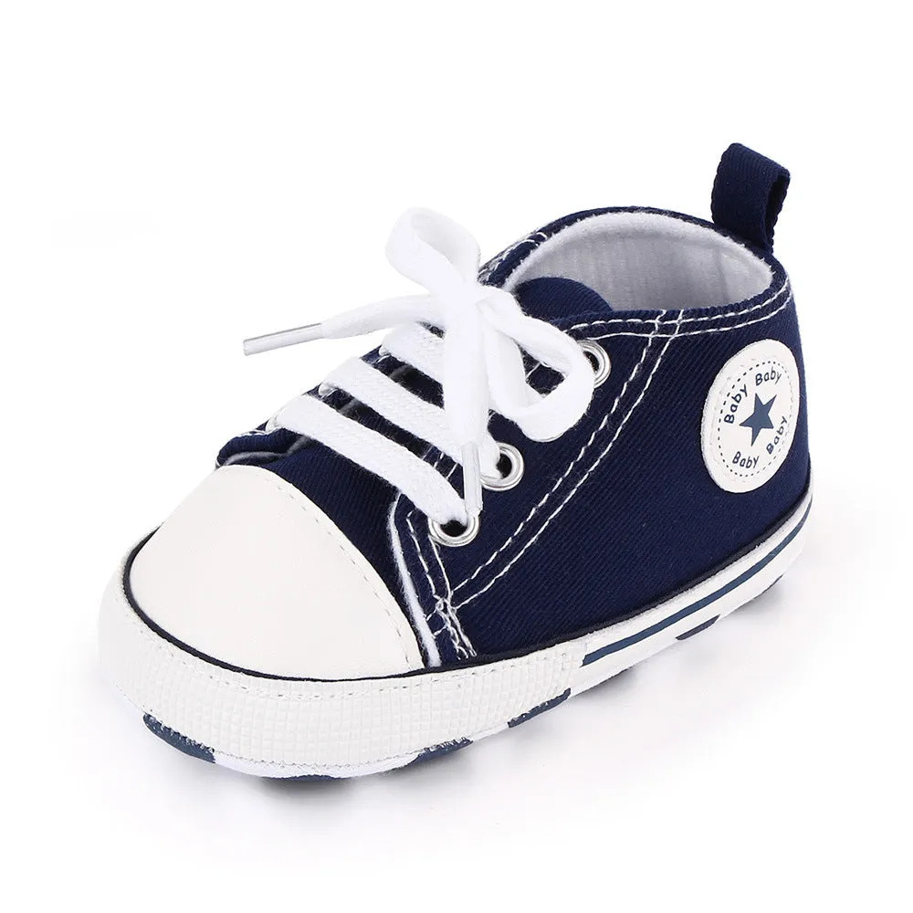 Baby Girls Boys Canvas Sneakers Shoes