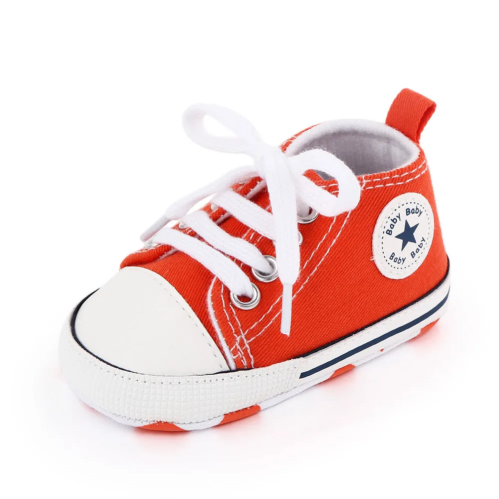 Baby Girls Boys Canvas Sneakers Shoes