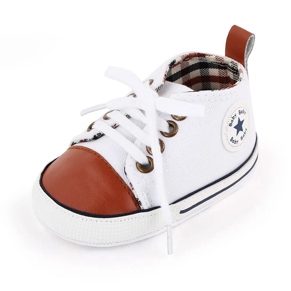 Baby Girls Boys Canvas Sneakers Shoes