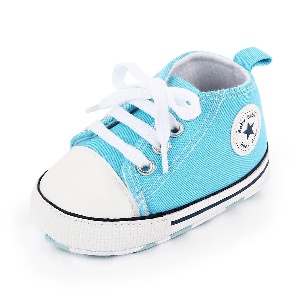 Baby Girls Boys Canvas Sneakers Shoes