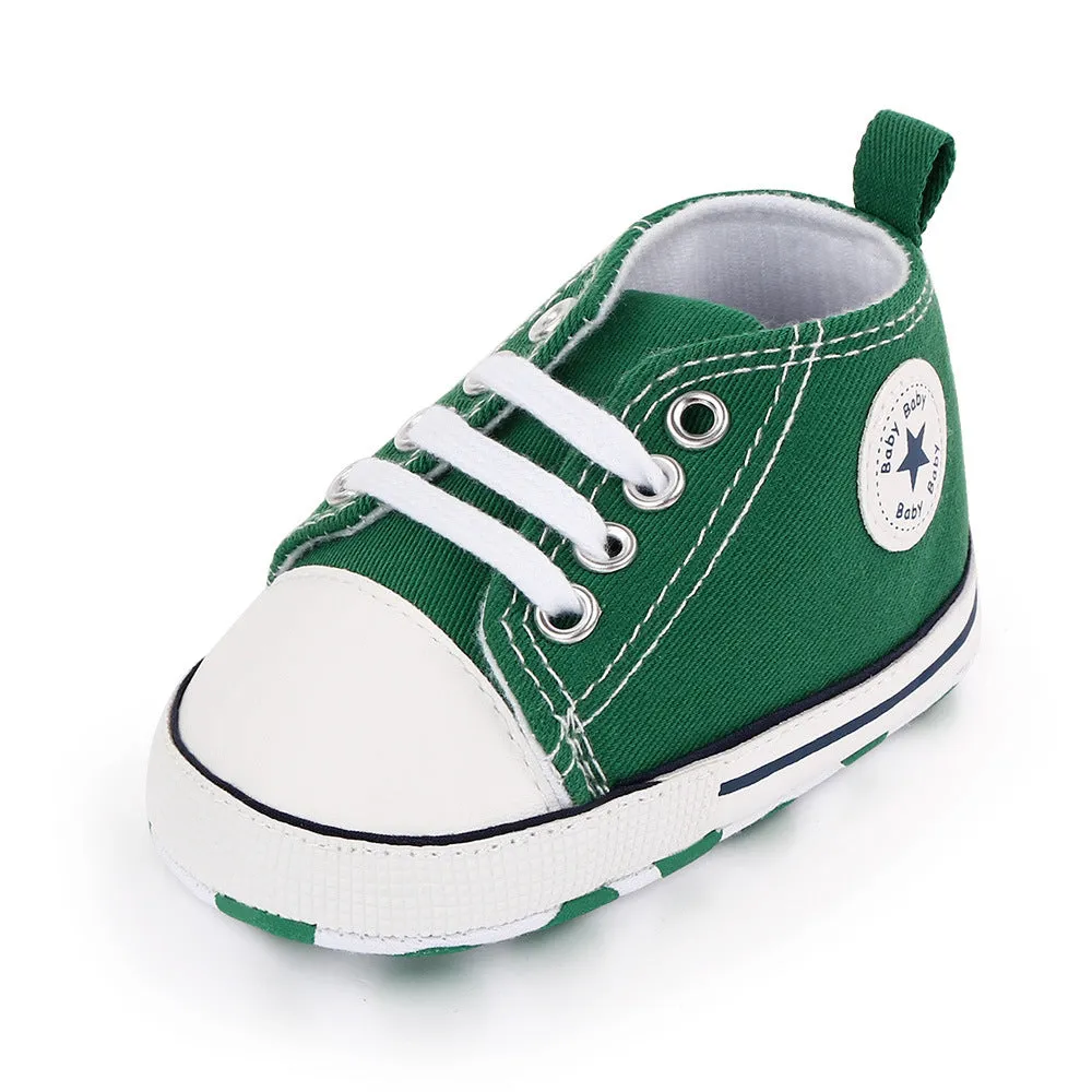 Baby Girls Boys Canvas Sneakers Shoes