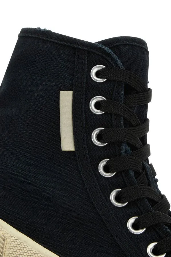 BALENCIAGA | Black canvas Paris sneakers