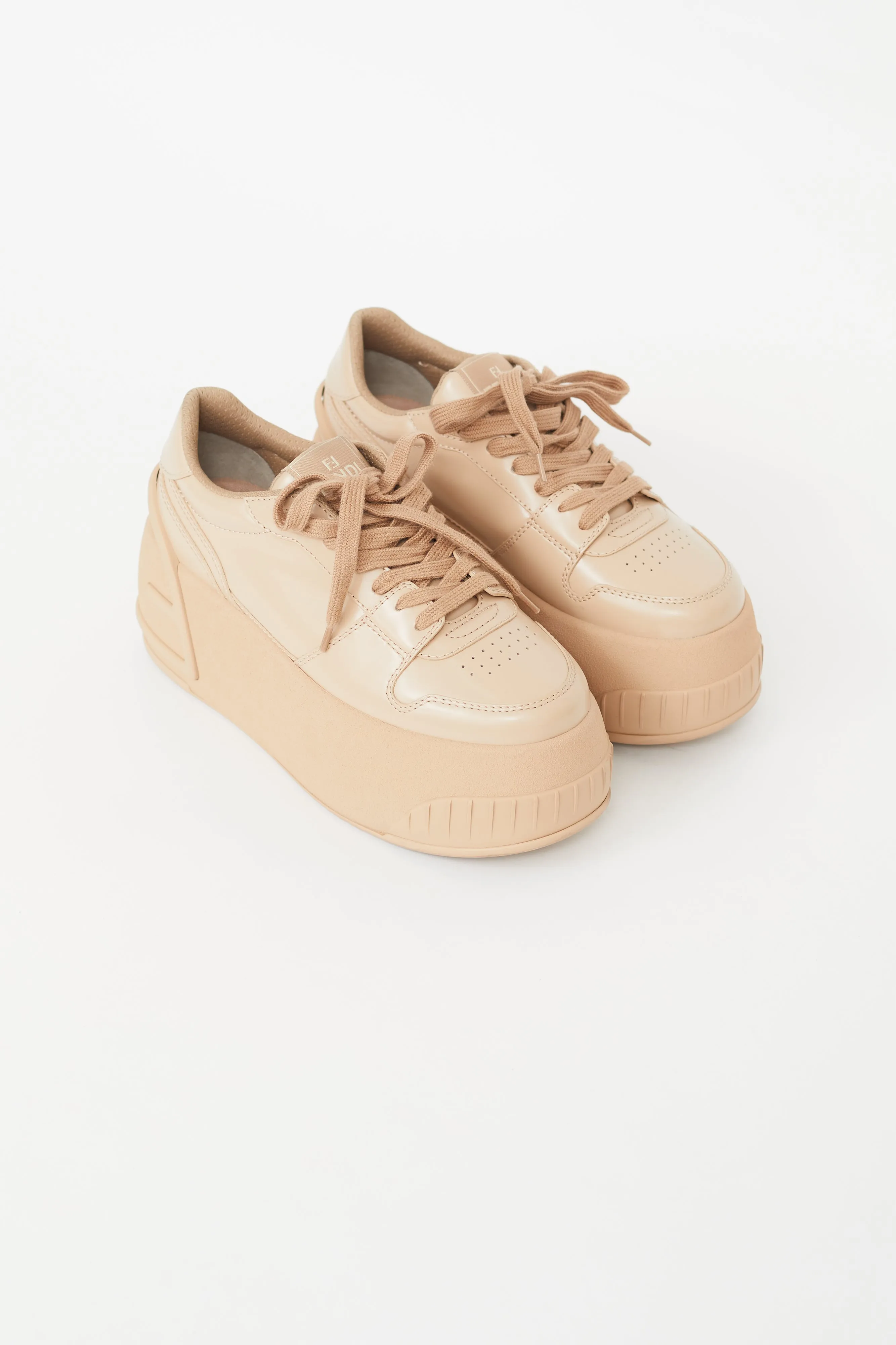 Beige Show Plaform Sneaker