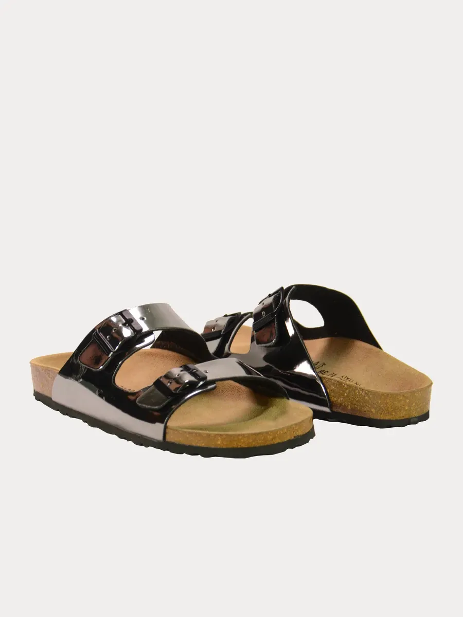 Biochic Glossy Flat Sandals