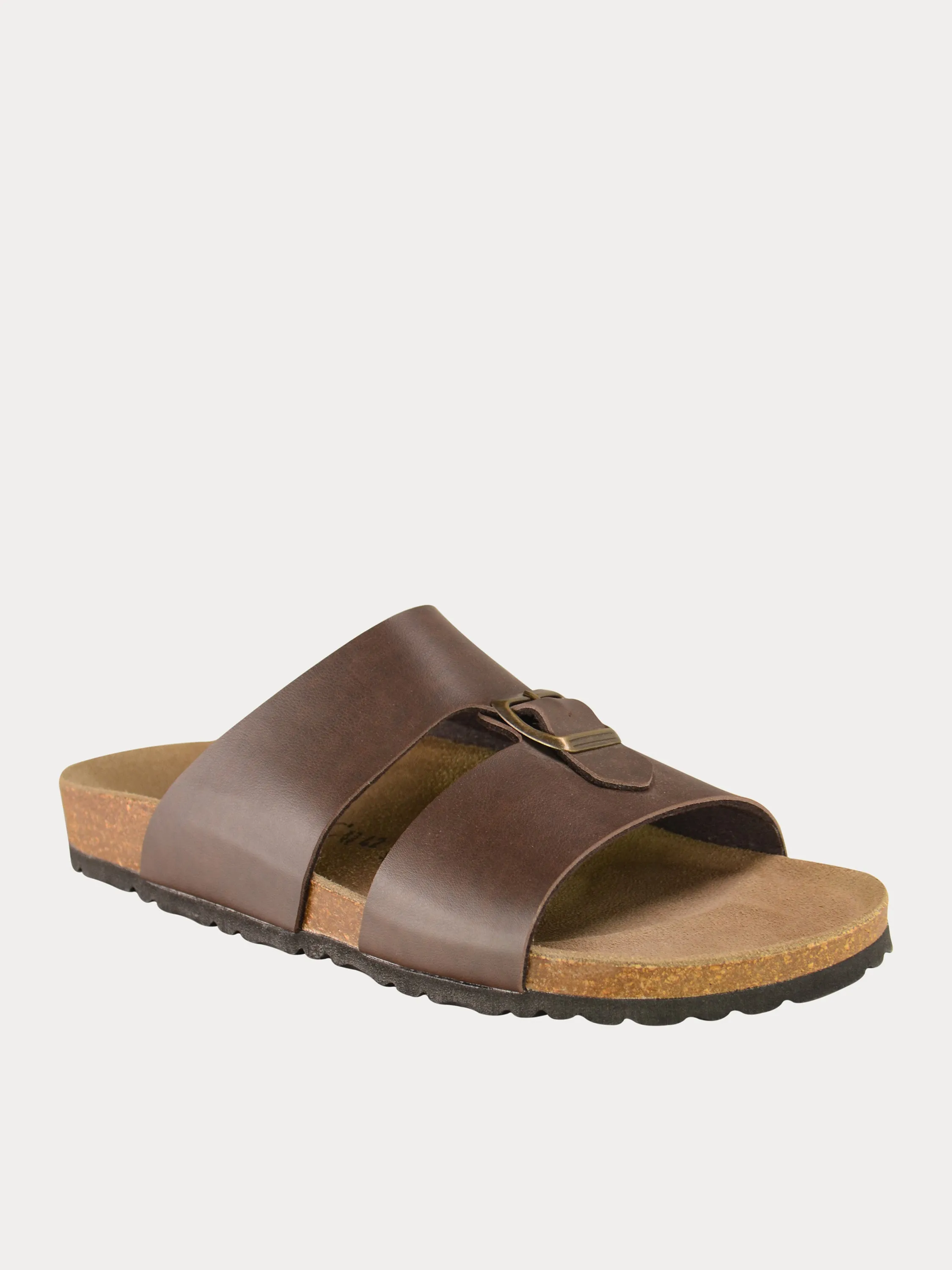 Biochic Men Flat Sandals in Leather