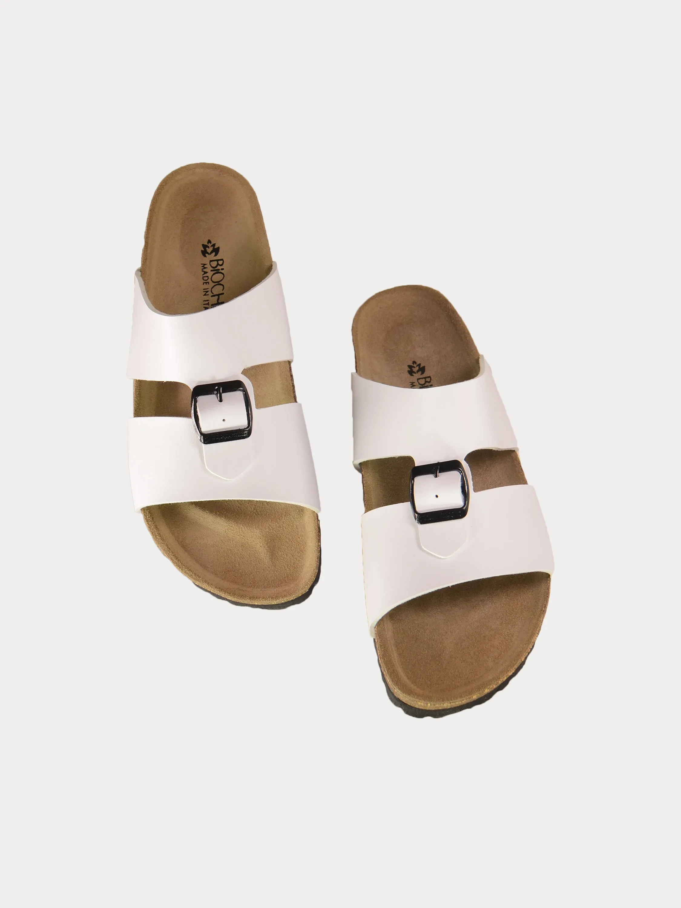 Biochic Men Flat Sandals in Leather