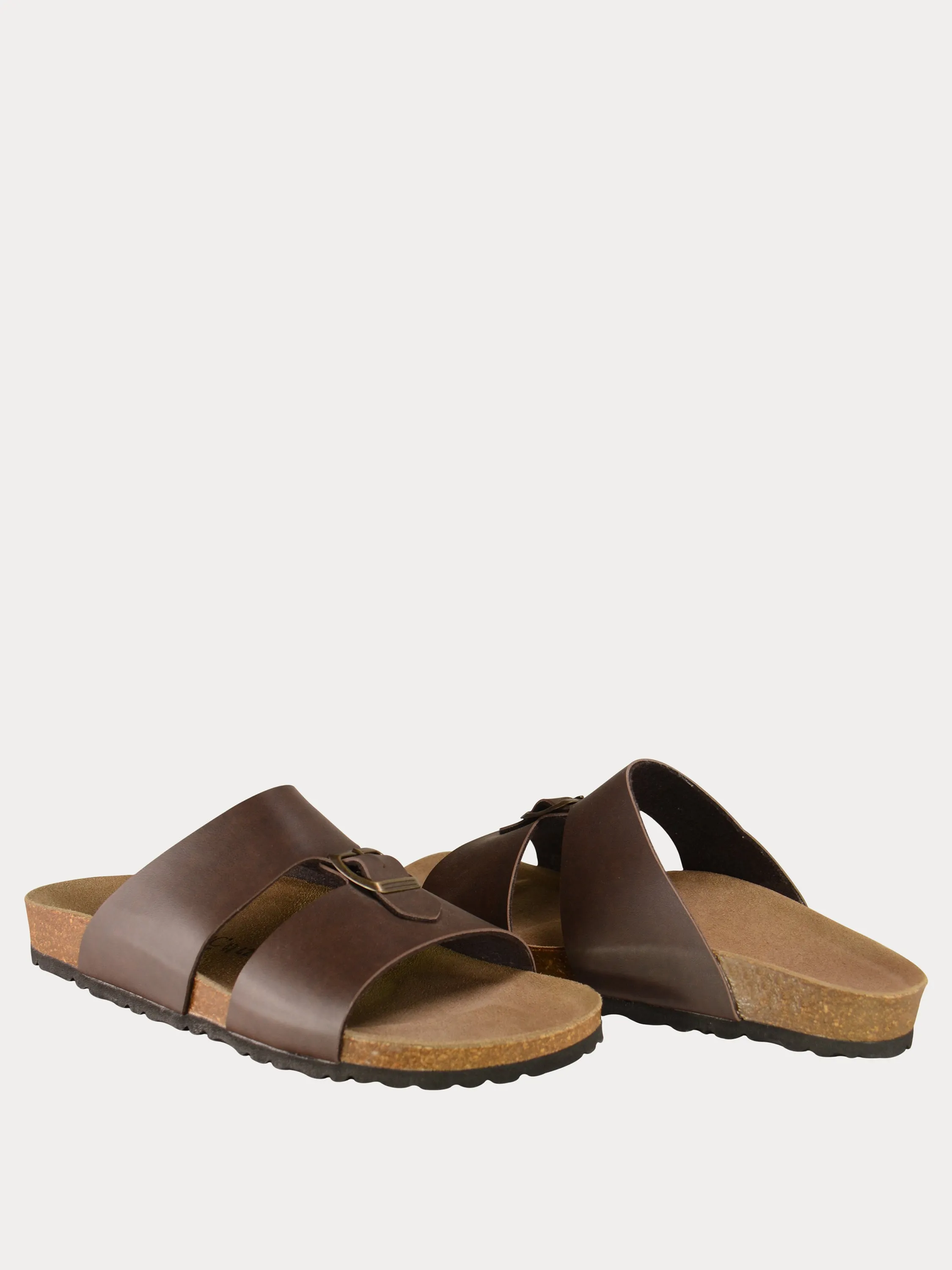 Biochic Men Flat Sandals in Leather