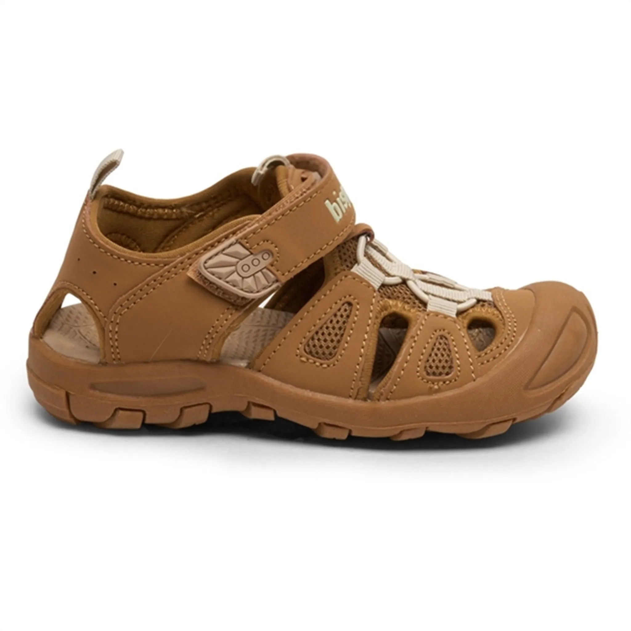 Bisgaard Parker Velcro Sandal Brown