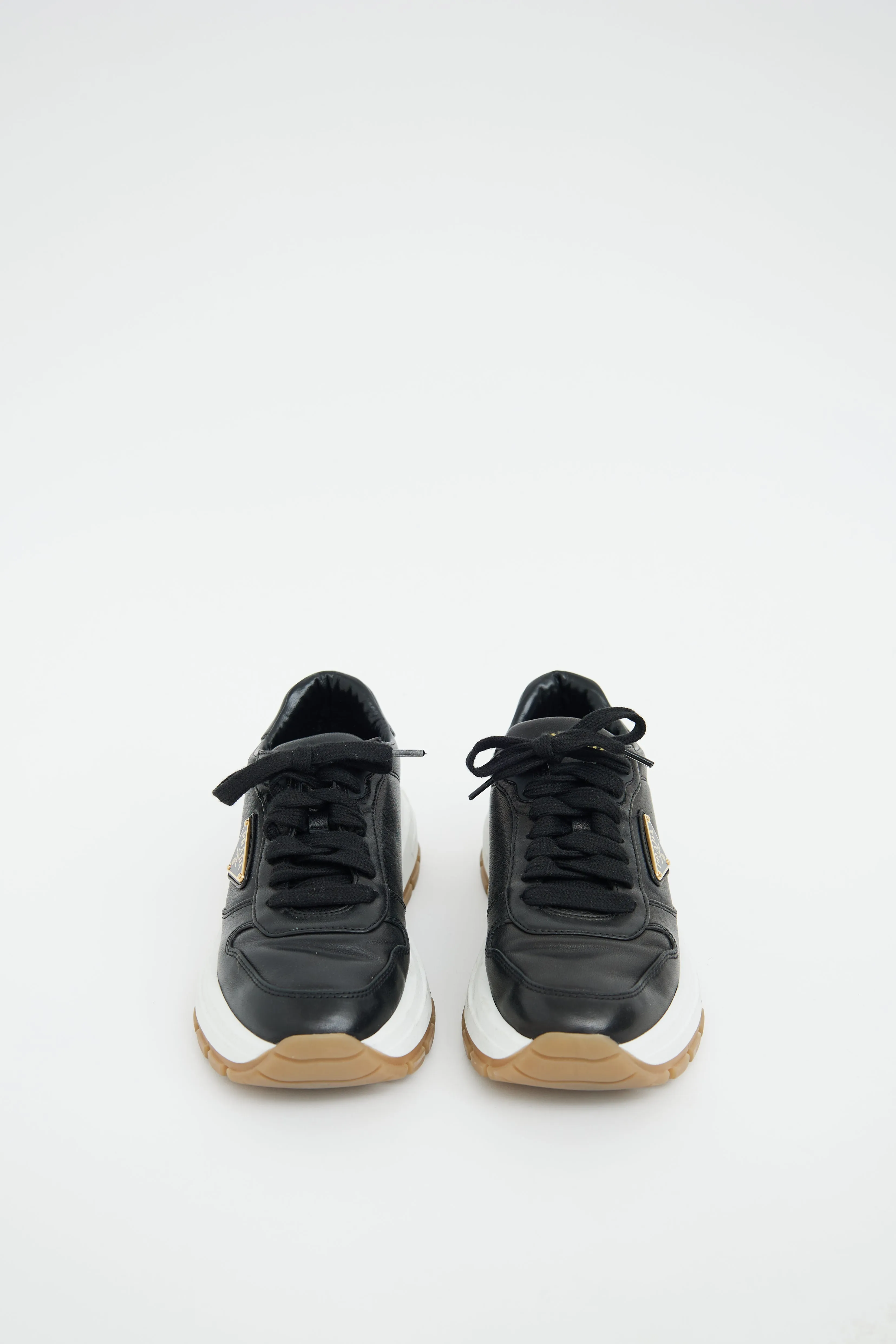 Black & Brown Prax Leather Sneaker