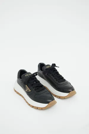 Black & Brown Prax Leather Sneaker