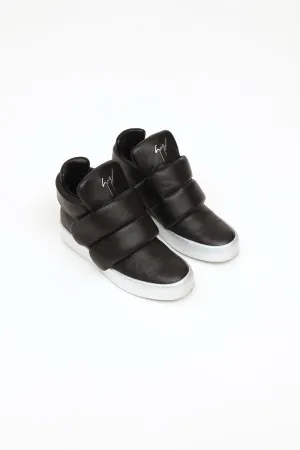 Black & Silver Men's Hightop Sneakers