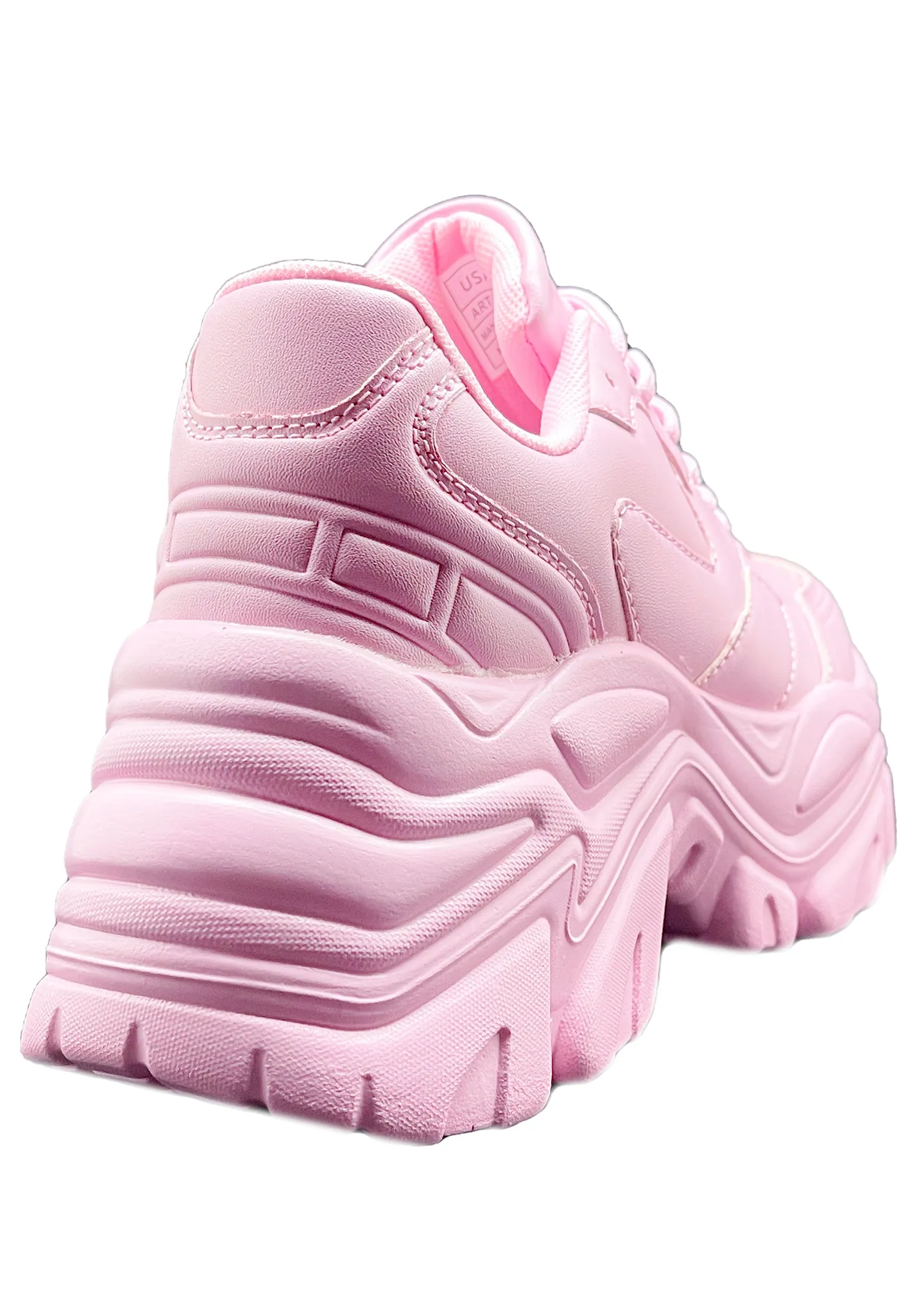 BLAIR Bubblegum Bass Pink Platform Sneakers