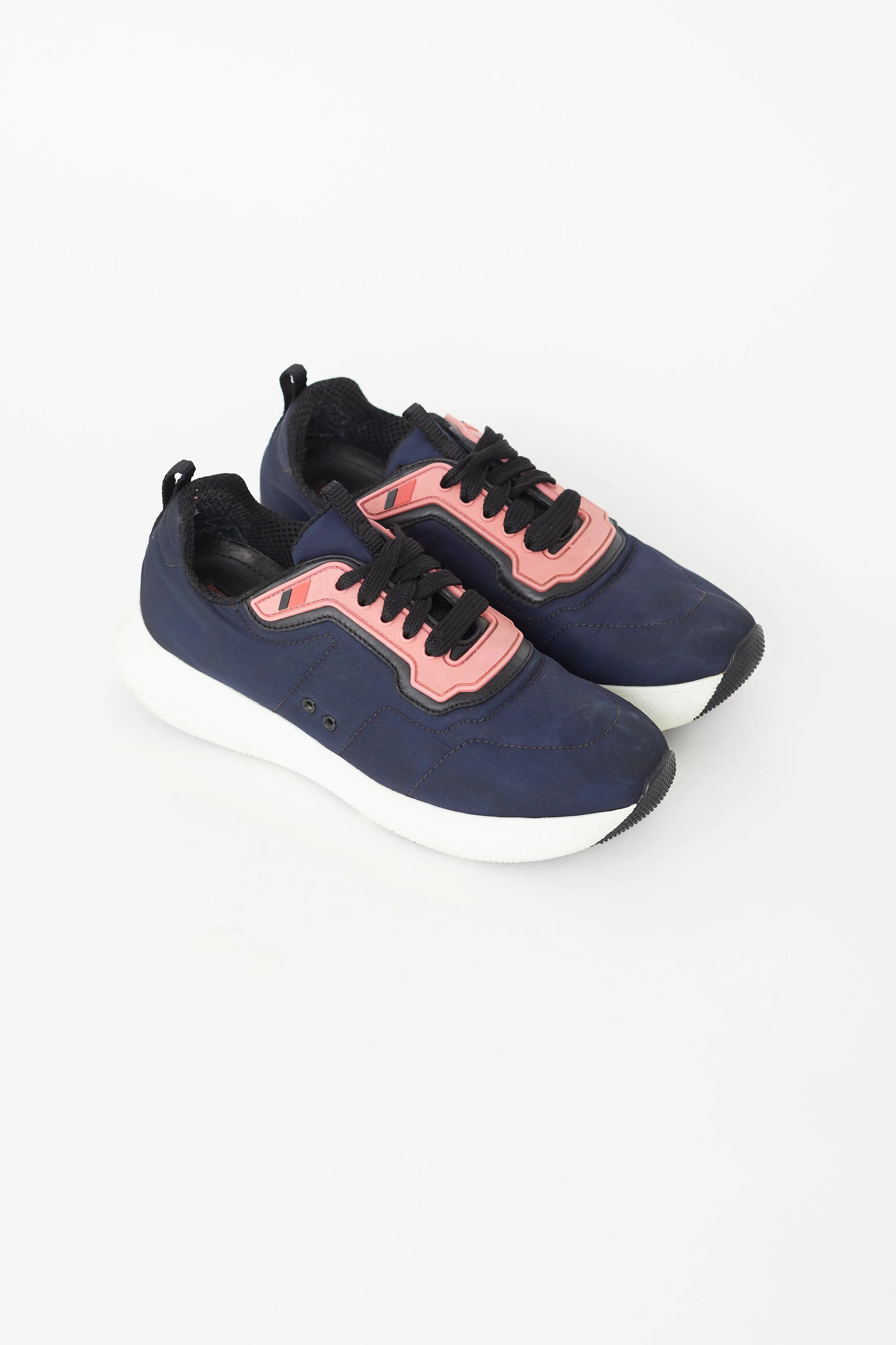 Blue & Pink Nylon Sneaker