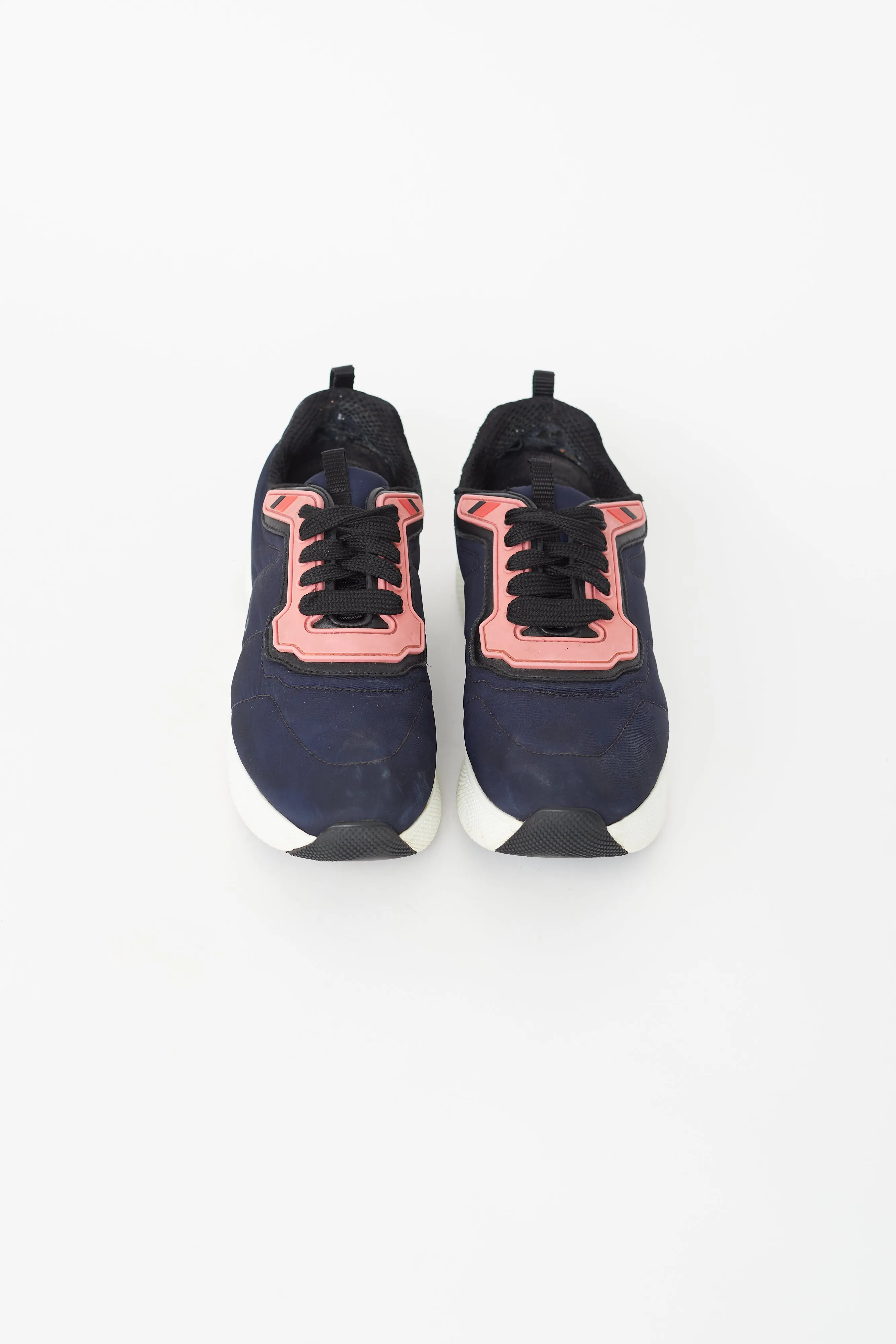 Blue & Pink Nylon Sneaker