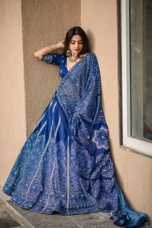 Blue Lagoon Lehenga