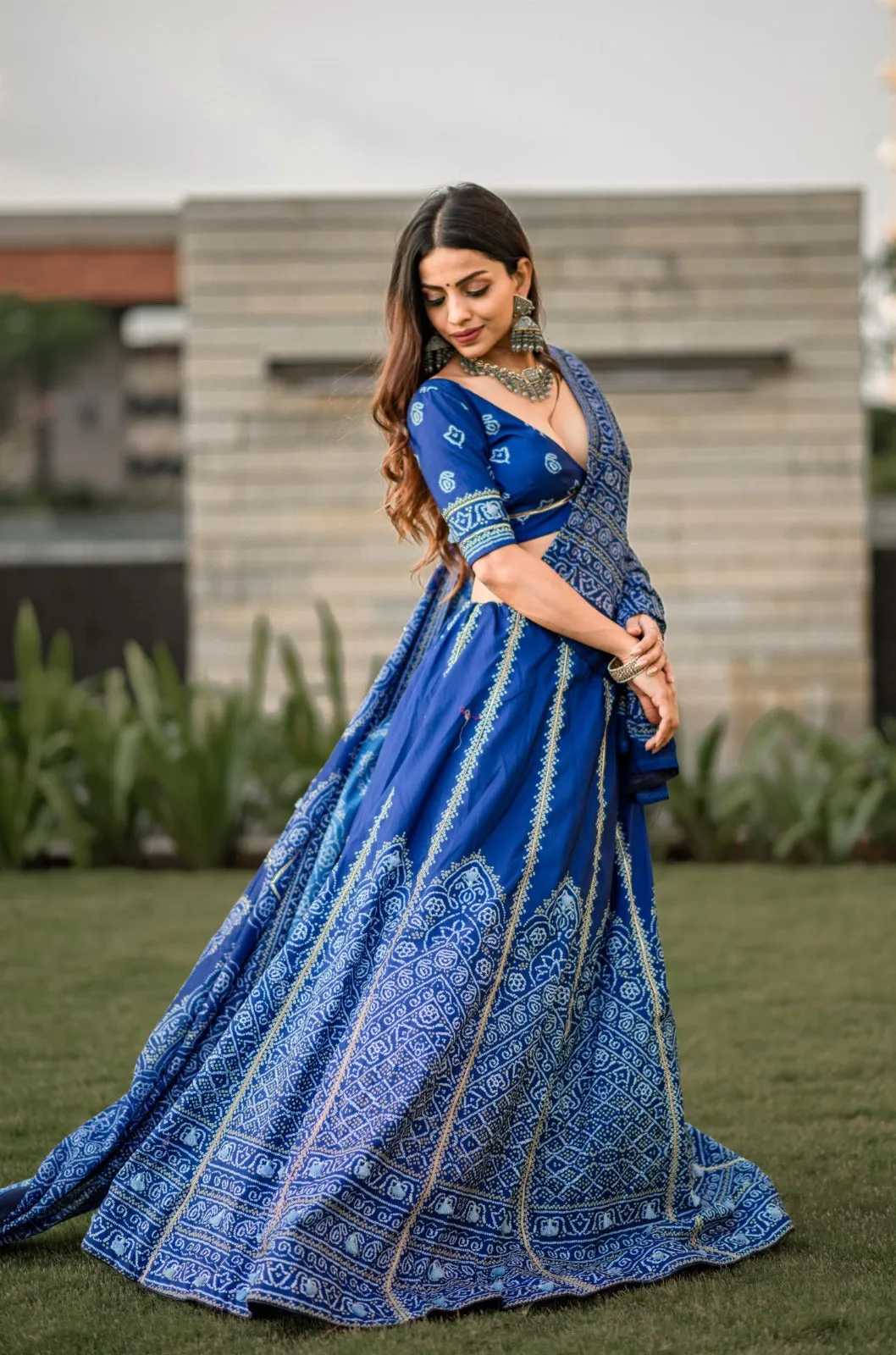 Blue Lagoon Lehenga